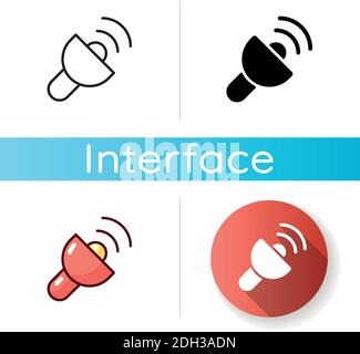 Lantern app icon Stock Vector