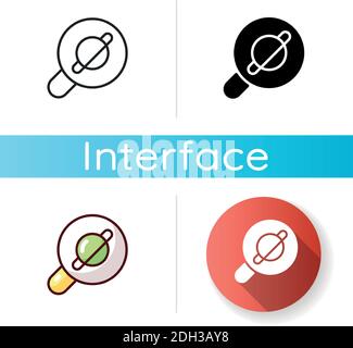 Browser app icon Stock Vector