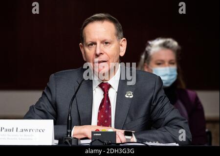 Washington, U.S. 09th Dec, 2020. December 9, 2020 - Washington, DC, United States: Dr. Paul R. Lawrence, Under Secretary for Benefits, Veterans Benefits Administration, U.S. Department of Veterans Affairs, speaking at a hearing of the Senate Veterans Affairs Committee. (Photo by Michael Brochstein/Sipa USA) Credit: Sipa USA/Alamy Live News Stock Photo