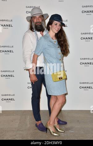 Sebastien Tellier, Amandine de La Richardiere attending the party for the new Chanel perfume 'Gabrielle', at the Palais de Tokyo in Paris, France, on July 4, 2017. Photo by Alban Wyters/ABACAPRESS.COM Stock Photo