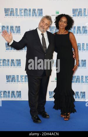 Luc Besson and his wife Virginie Silla attending Valerian premiere at Cite du Cinema in Paris, France on July 25, 2017. Photo by Jerome Domine/ABACAPRESS.COM Stock Photo