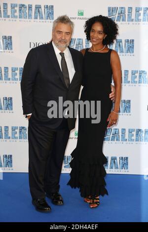 Luc Besson and his wife Virginie Silla attending Valerian premiere at Cite du Cinema in Paris, France on July 25, 2017. Photo by Jerome Domine/ABACAPRESS.COM Stock Photo