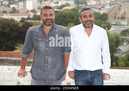 Olivier Nakache and Eric Toledano seen at the Le sens de la fete photocall as part of the 10th Angouleme Film Festival in Angouleme, France on August 26, 2017. Photo by Jerome Domine/ABACAPRESS.COM Stock Photo