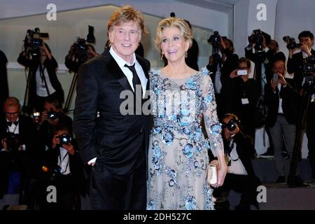 Robert Redford and Jane Fonda attending the Our Souls at Night premiere during the 74th Venice International Film Festival (Mostra di Venezia) at the Lido, Venice, Italy on September 01, 2017. Photo by Aurore Marechal/ABACAPRESS.COM