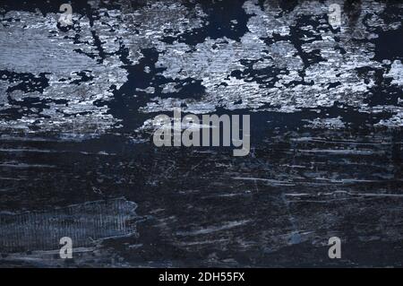 Dark blue rustic wood background with textured effect. Stock Photo