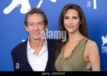 John Branca and Model Jenna Hurt attending the Michael Jackson's Thriller 3D And Making Of Michael Jackson's Thriller 3D Photocall during the 74th Venice International Film Festival (Mostra di Venezia) at the Lido, Venice, Italy on September 04, 2017. Photo by Aurore Marechal/ABACAPRESS.COM Stock Photo