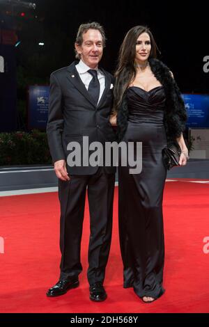 Jenna Hurt, John Branca arriving for the premiere of Michael Jackson's