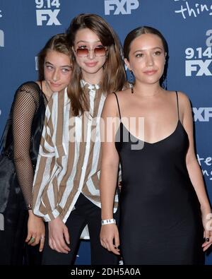 Odessa Adlon, Rocky Adlon and Gideon Adlon attend the premiere of FX's
