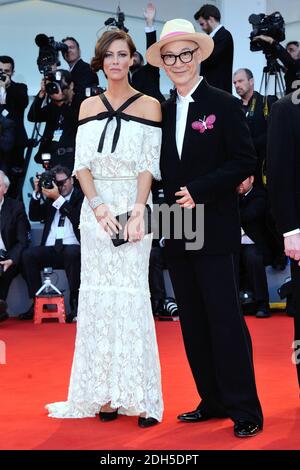 Anna Mouglalis and Yonfan attending the Closing Ceremony red carpet during the 74th Venice International Film Festival (Mostra di Venezia) at the Lido, Venice, Italy on September 09, 2017. Photo by Aurore Marechal/ABACAPRESS.COM