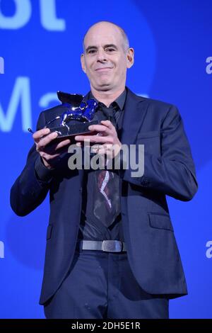 Samuel Maoz receives the Silver Lion - Grand Jury Prize Award for 'Foxtrot' during the Closing Ceremony of the 74th Venice International Film Festival (Mostra di Venezia) at the Lido, Venice, Italy on September 09, 2017. Photo by Aurore Marechal/ABACAPRESS.COM Stock Photo
