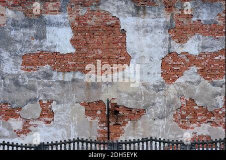 wall, repair, plaster, brick, defects, technology, old,wall, repair, plaster, brick, defects, technology, traditional, construction, preparation Stock Photo