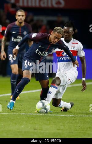 Lyon's Bertrand Traore during the French First League soccer match, PSG