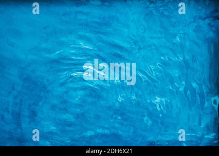Blue water texture as abstract background, swimming pool and waves design Stock Photo