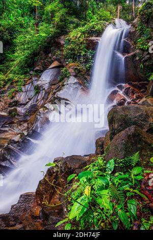 The waterfalls of Jeram Toi, Malaysia. Stock Photo