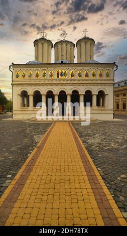 Patriarch Church, Patriarchal Cathedral, bucharest, Romania, Stock Photo