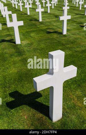 American memorial cemetery of World War II in Luxembourg Stock Photo