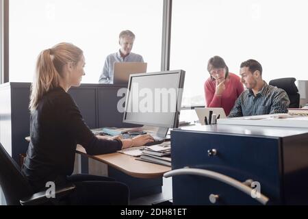 Business people working in office Stock Photo