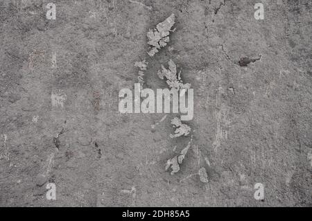 Map of Hebrides on weathered concrete Stock Photo - Alamy