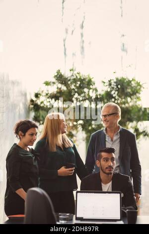 Creative business people working in office Stock Photo