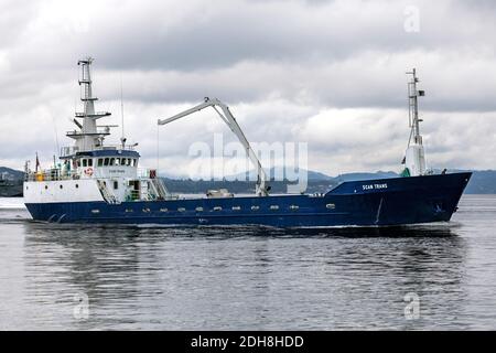 Cargo Scan Trans outside the Bergen, Norway Stock Photo - Alamy