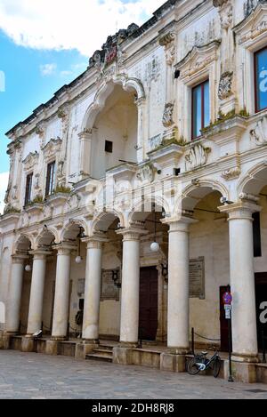 ancient city palace antonio salandra square nardò italy Stock Photo