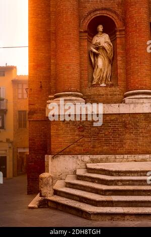 Cathedral, Duomo di Siena, Italy details Stock Photo