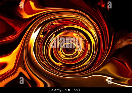 A fire colors in marble abstract background texture. Graphic pattern with orange, red, brown color to use for backdrop floor ceramic counter tile inte Stock Photo