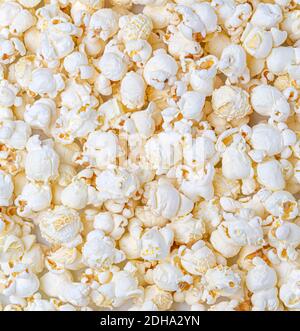 popcorn, texture background. close up Stock Photo