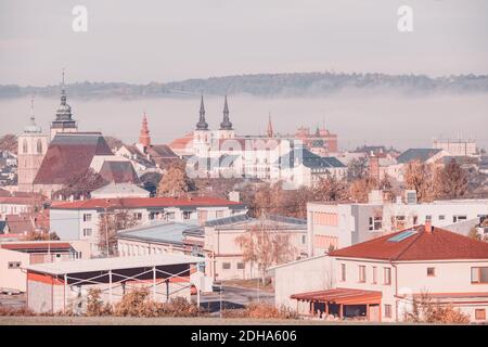 View of the city of Jihlava, Czech Republic Stock Photo