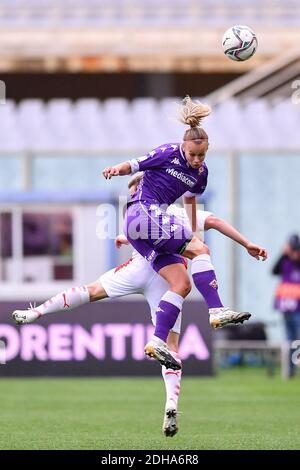 Agnese Bonfantini (Roma) and Stephanie Breitner (Fiorentina Femminile)  during ACF Fiorentina