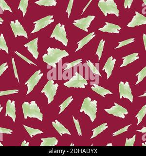 Abstract trendy vector pattern design with water color wood fragment shapes mosaic background. Water color background for printing and textile. Stock Vector
