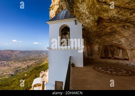 Ostrog monastery - Montenegro Stock Photo