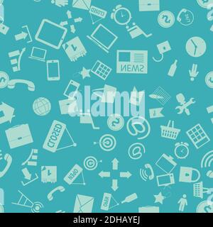 Target Flat Concept Icon Vector Illustration. Target Icon Image. Target Icon Sign. seamless pattern Stock Vector
