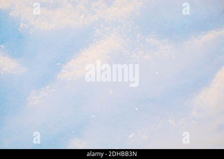 Shining in sunlight snow texture background Stock Photo
