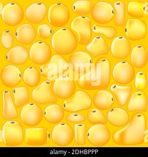 fat cells background. Stock Vector