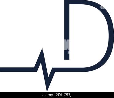 Letter Z icon logo combined with pulse icon design template Stock Letter Z icon logo combined with pulse icon design template Stock