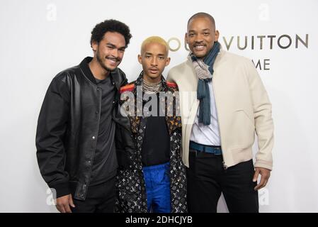 Jaden Smith attending the Louis Vuitton 2018 Spring Summer show on October  03, 2017 at Musée du Louvre in Paris, France. (Photo by Lyvans  Boolaky/imageSPACE Stock Photo - Alamy