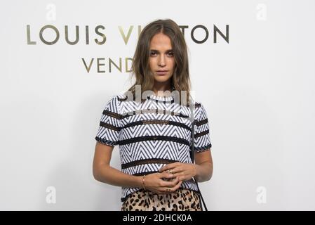 Alicia Vikander attending the Louis Vuitton 2018 Spring Summer