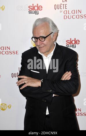 Alain Ducasse attending the 'La Quete d'Alain Ducasse' Premiere directed by Gilles de Maistre in Paris, France on October 2, 2017. Photo by Alain Apaydin/ABACAPRESS.COM Stock Photo