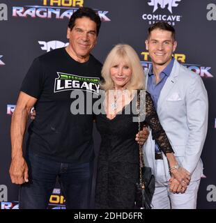 Lou Ferrigno at the premiere for "Thor: Ragnarok" at the El Capitan ...