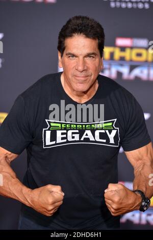 Lou Ferrigno attends the premiere of Disney and Marvel's 'Thor ...