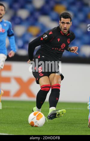 Naples, Italy. 10th Dec, 2020. Real sociedad's Spanish midfielder Mikel Merino controls the ball during the UEFA Europa League football match SSC Napoli vs Real Sociedad.Napoli and Real sociedad drew 1-1. Credit: Independent Photo Agency/Alamy Live News Stock Photo
