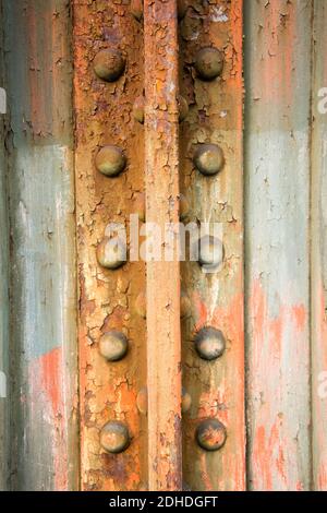 Rusty corten steel Stock Photo