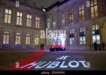 General atmosphere during the Hublot and Berluti Watches Unveiling at the Hotel d'Evreux in Paris, France on December 04, 2017. Photo by Aurore Marechal/ABACAPRESS.COM Stock Photo