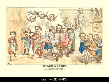 La Mascarada - 15 de agosto de 1874. Stock Photo