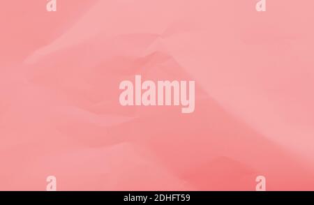 A texture of a red crumpled paper Stock Photo