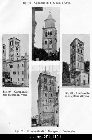 La basilica di san giulio orta (page 46 crop). Stock Photo