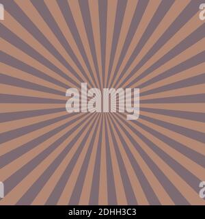 An abstract retro sunburst shape background image. Stock Vector