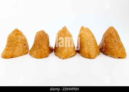 Yubu Sushi on white background Stock Photo