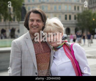 11th Dec 2020. Dame Barbara Windsor died yesterday aged 83. London, UK,File Pic of Dame Barbara Windsor DBE taken on the 8th August 2016 as she and her husband Scott Mitchell joined Team London Ambassadors in Trafalgar Square London to show London is open to visitors from around the world.Credit: Keith Larby/Alamy Live News Stock Photo